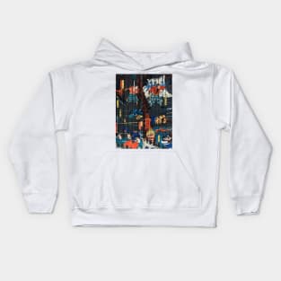 japanese art Kids Hoodie